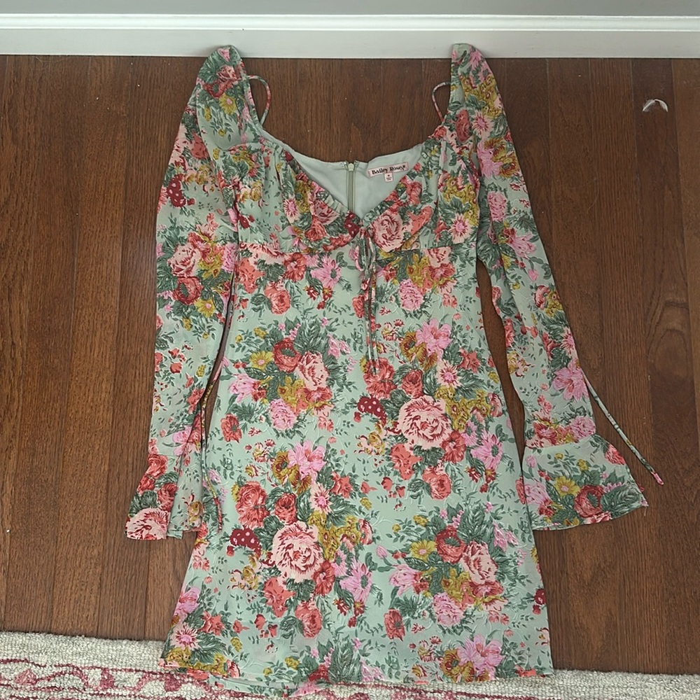 Floral mini dress